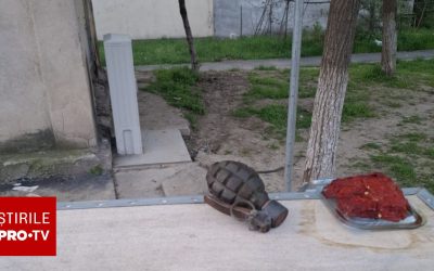 Grenadă defensivă, descoperită pe un bulevard din Galați!