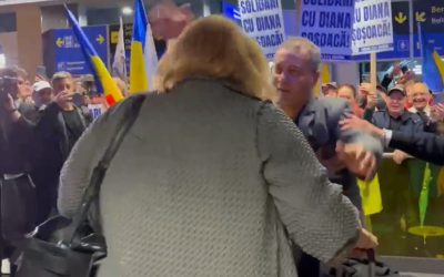 Haos la Otopeni: Diana Șoșoacă, întoarsă în țară, fără imunitate de la UE