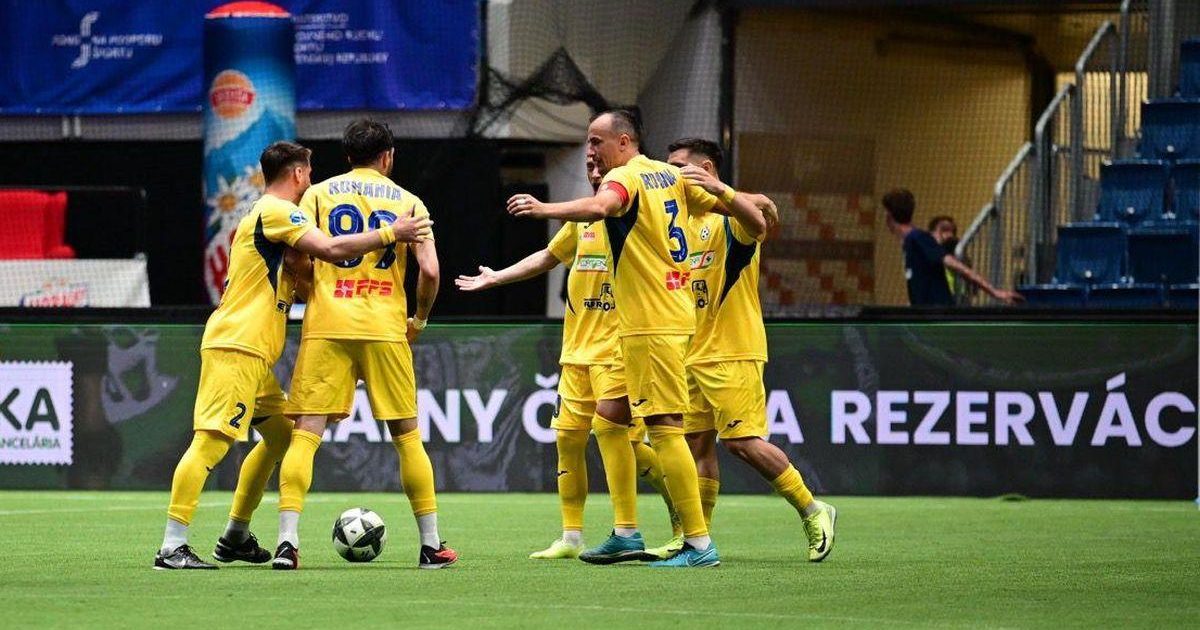 România a dominat Anglia și a obținut prima victorie la Campionatul European de minifotbal. Clasamentul grupei
