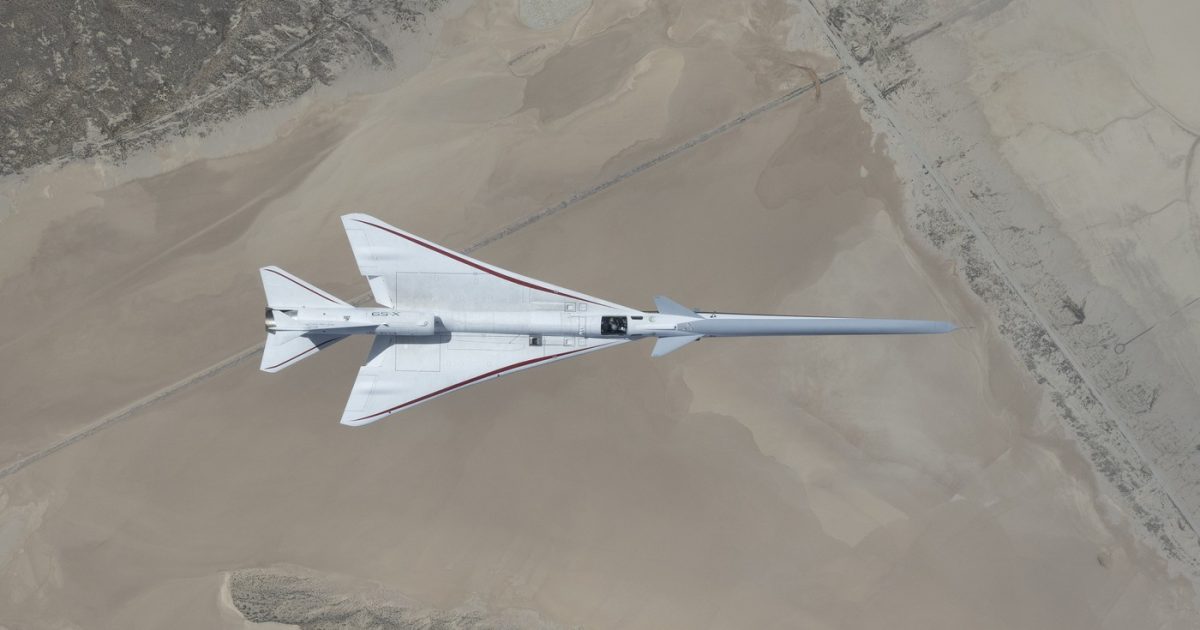NASA uimește: Imagini spectaculoase cu avionul supersonic X-59 „Quesst”