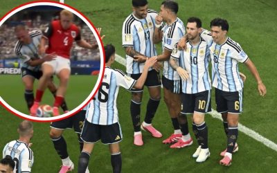 Legenda Man Utd: Golul lui Messi cu Austria, anulat corect