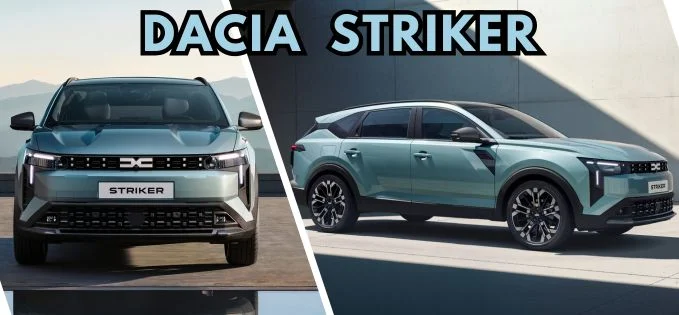 Dacia Striker surprinsă pe străzile Bucureștiului