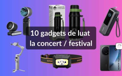 Gadgeturi esențiale pentru concerte și festivaluri 2026
