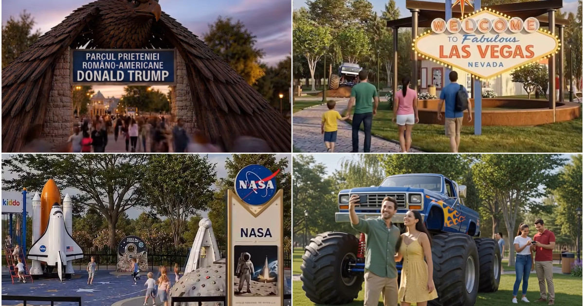 Trump, NASA, Hollywood: Așa vrea Băluță să arate parcul său