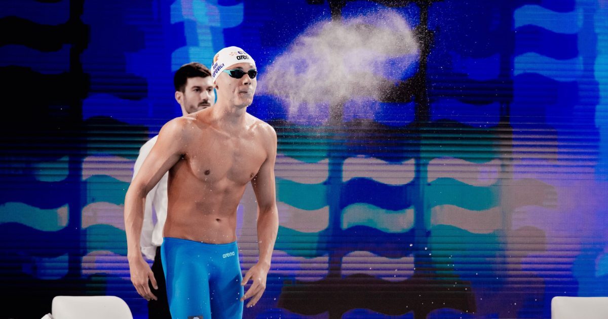 Popovici blocat la bazin după aurul la 100m liber. Ce s-a întâmplat