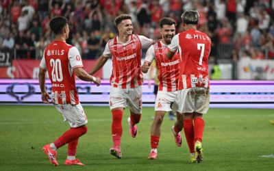 Dinamo sfidează criza: 4-0 cu Voluntari pe Arcul de Triumf
