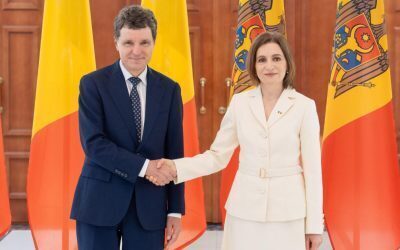 Nicușor Dan la Chișinău: România susține drumul spre UE al Moldovei
