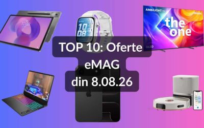 EMAG Reduceri Mari: Tablete, Laptopuri Gaming și TV QLED de Top