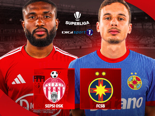 Sepsi – FCSB: Echipele de start, roș-albaștrii, ”ca acasă”