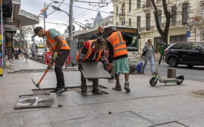 Ciucu: Trotuare noi pe Regina Elisabeta, pavaj prost înlocuit