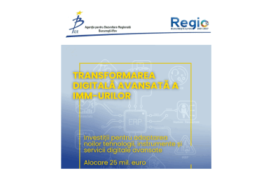 Granturi IMM 25 mil. EUR București-Ilfov: Digitalizare avansată