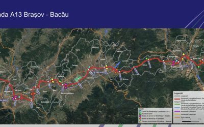A13 Brașov-Bacău: 174 km de autostradă, 5 loturi