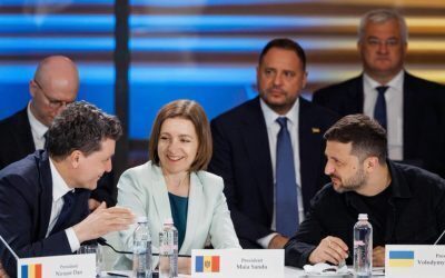 Nicușor Dan, la Chișinău: Întâlnire Sandu-Zelenski