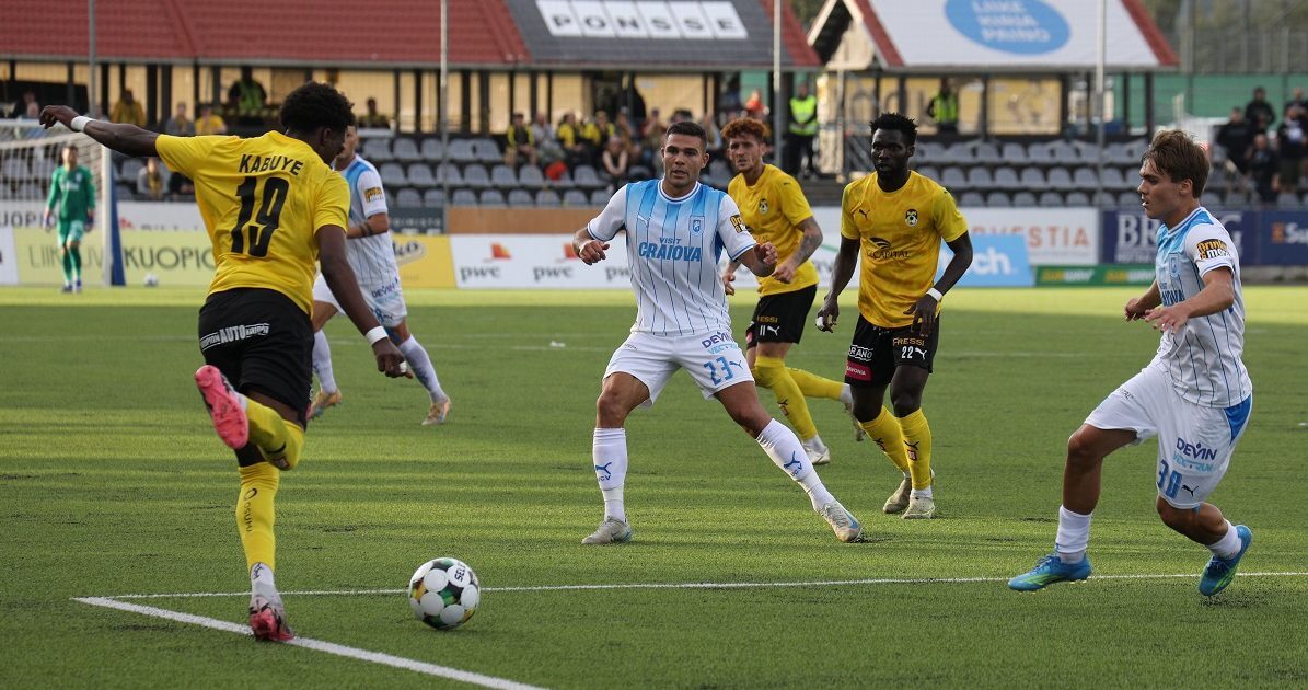 KuPS, dramatism înainte de Craiova: Gol în minutul 90+2