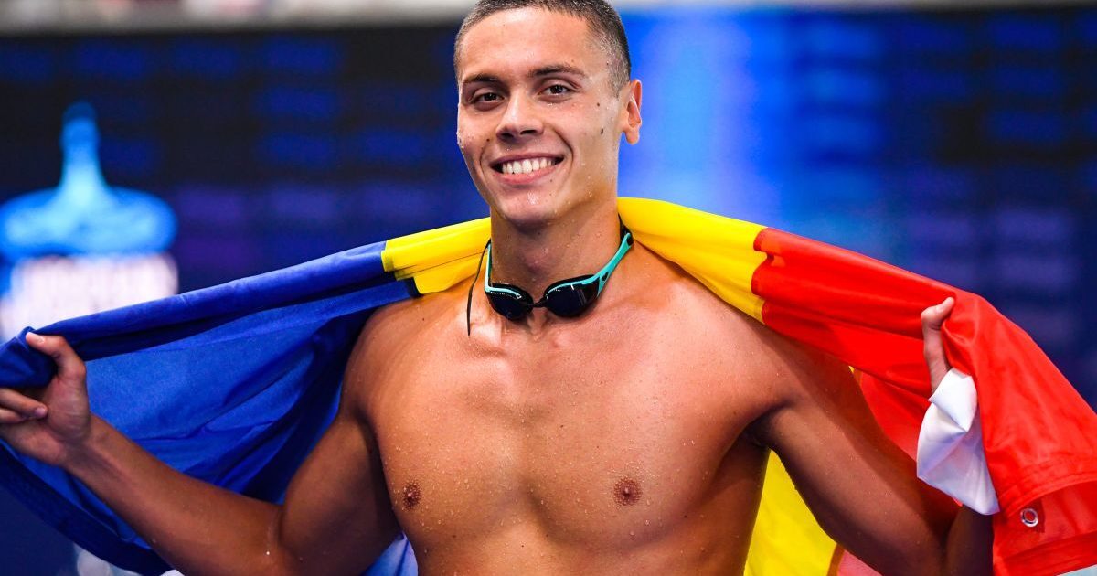 Naționala de fotbal, mesaj rar pentru David Popovici, campion unic