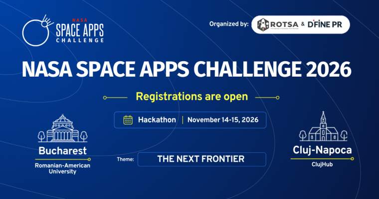 NASA Space Apps Challenge: Înscrieri până pe 13 noiembrie