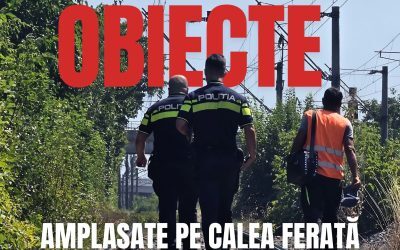 Pericol pe calea ferată de pe litoral: Obiecte puse pe șine