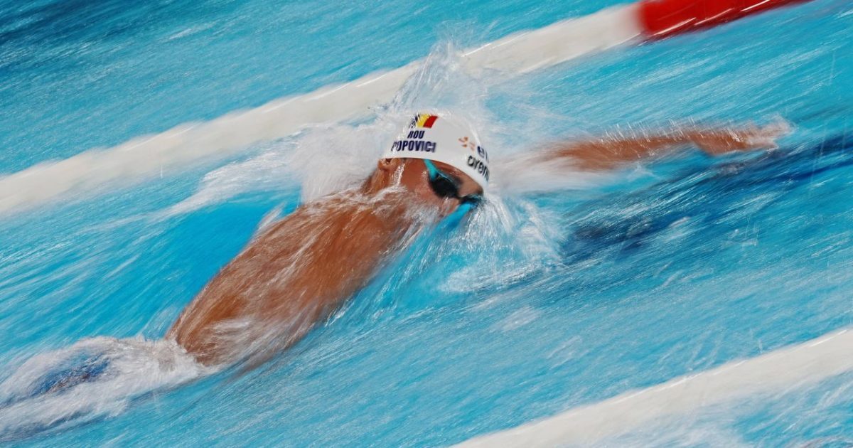 Popovici ÎNOATĂ pentru AUR la 200 m liber