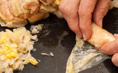 Sarmale de post cu ciuperci și soia: Rețeta rapidă și gustoasă