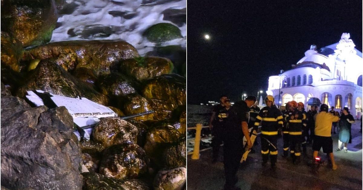 Fragment de dronă la Cazinoul din Constanța, scos de polițiști