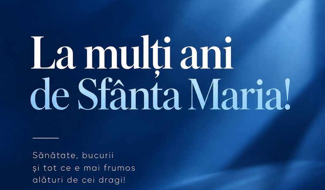 Nume de Maria, sărbătoare mare în România