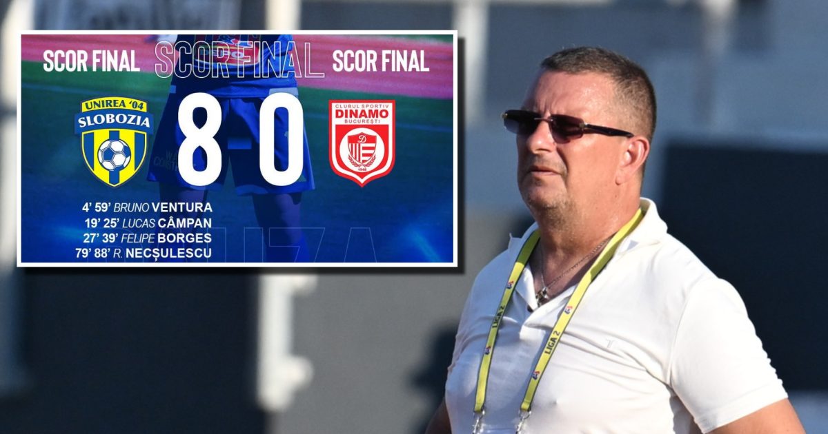 Slobozia humiliază: 8-0, cea mai neagră pagină din istorie