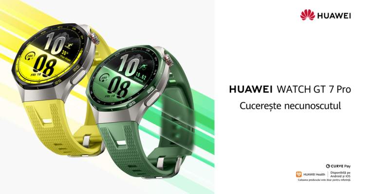 HUAWEI Watch GT 7 în România: Monitorizare avansată