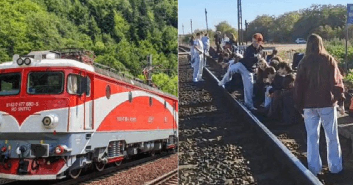 Elevi lăsați pe peron: Trenul spre Oradea i-a uitat pe 50 de tineri