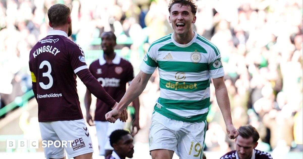 Callum Osmond celebrates scoring for Celtic