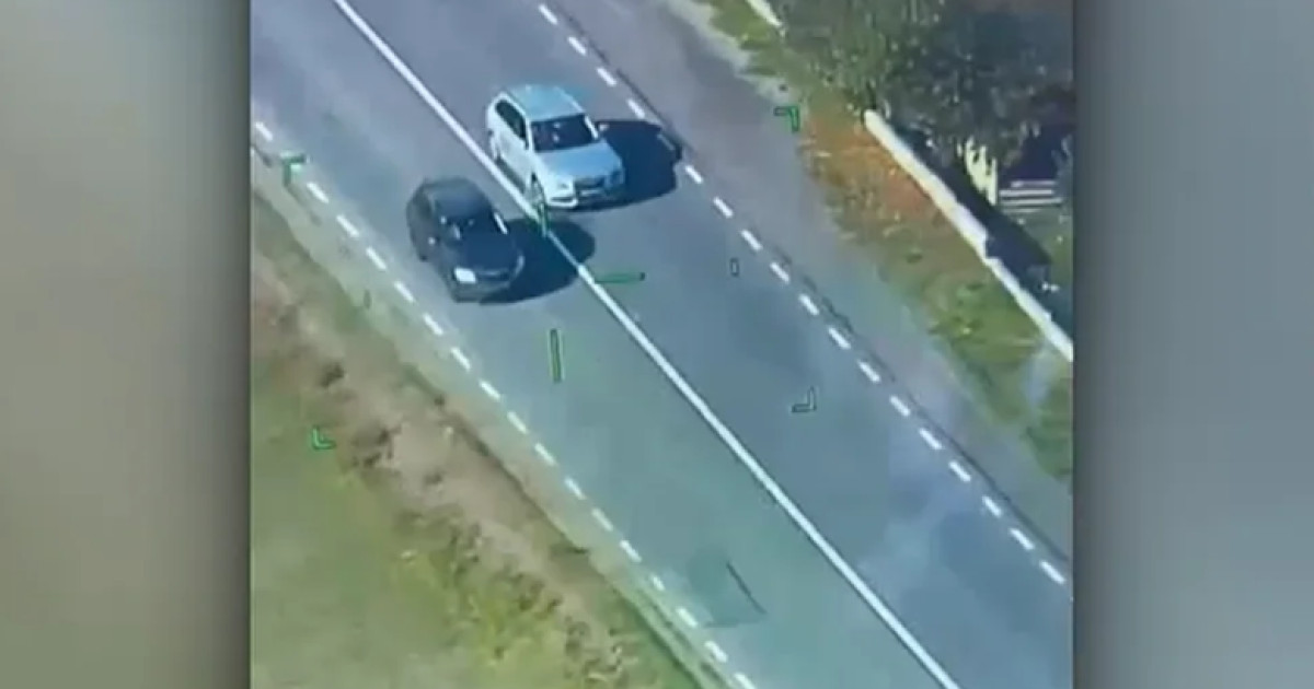 Cluj: Depășiri ilegale filmate din elicopter, șoferi amendați Rapid
